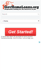 Mobile Screenshot of govhomeloans.org