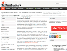 Tablet Screenshot of govhomeloans.org